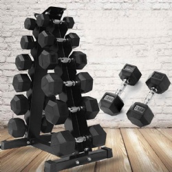 Plastic coated dumbbells